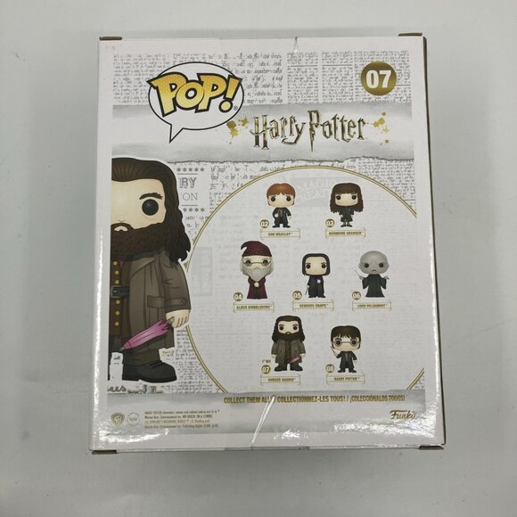 Funko POP! Harry Potter Rubeus Hagrid Supersized 6'' #78 Vinyl Figure - Picture 3 of 8